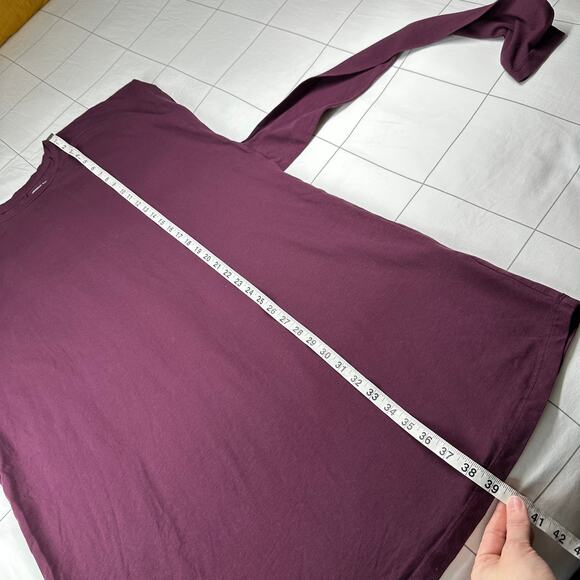 Universal Standard Dress Womens 10/12 Eggplant Misa Jersey Tie Front Stretch - Picture 10 of 10